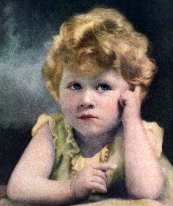 lisabeth II de Grande-Bretagne - en 1929